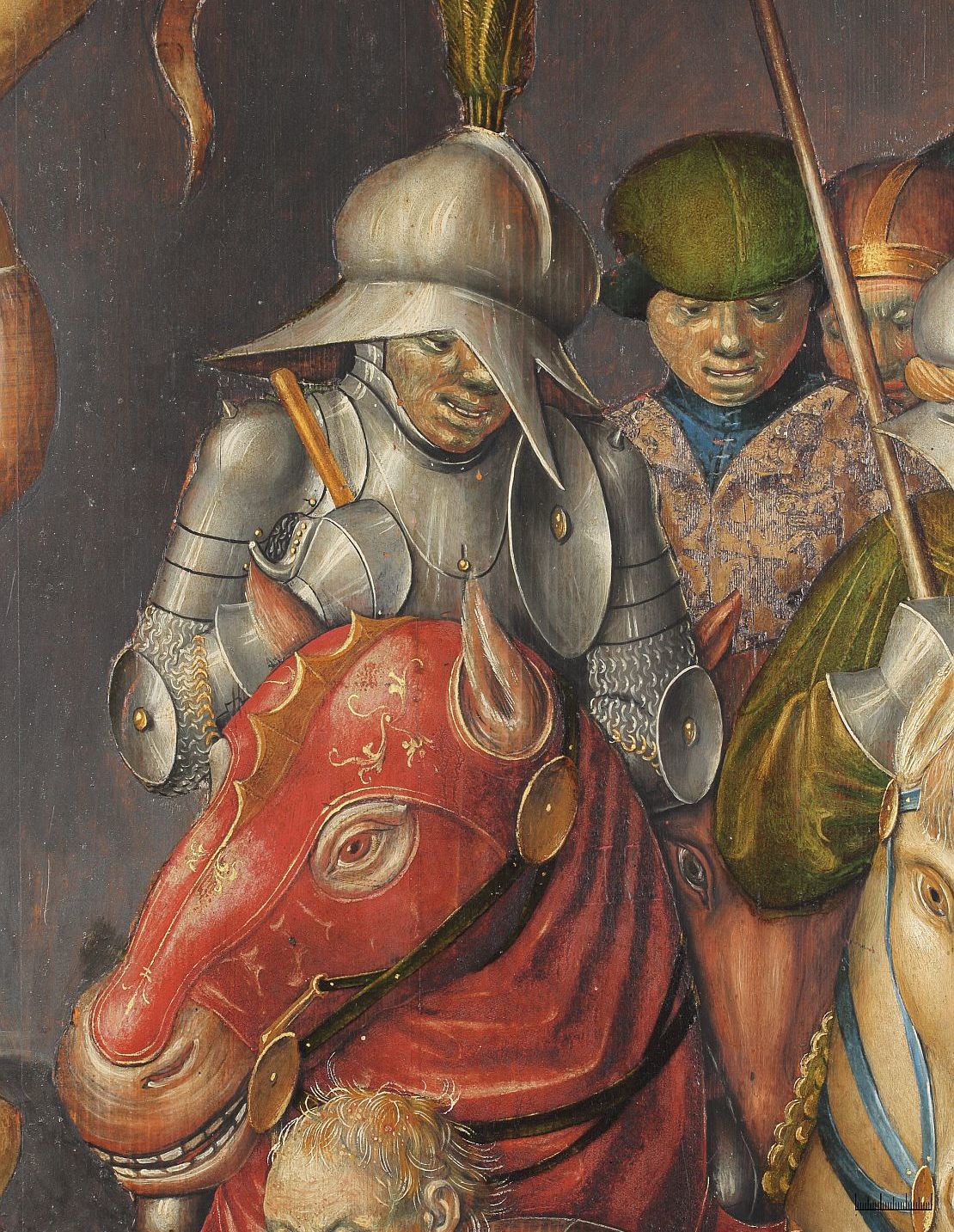 Krieger aus dem Tegernseer Kalvarienberg: Gabriel Angler, um 1444/45 (Detail)