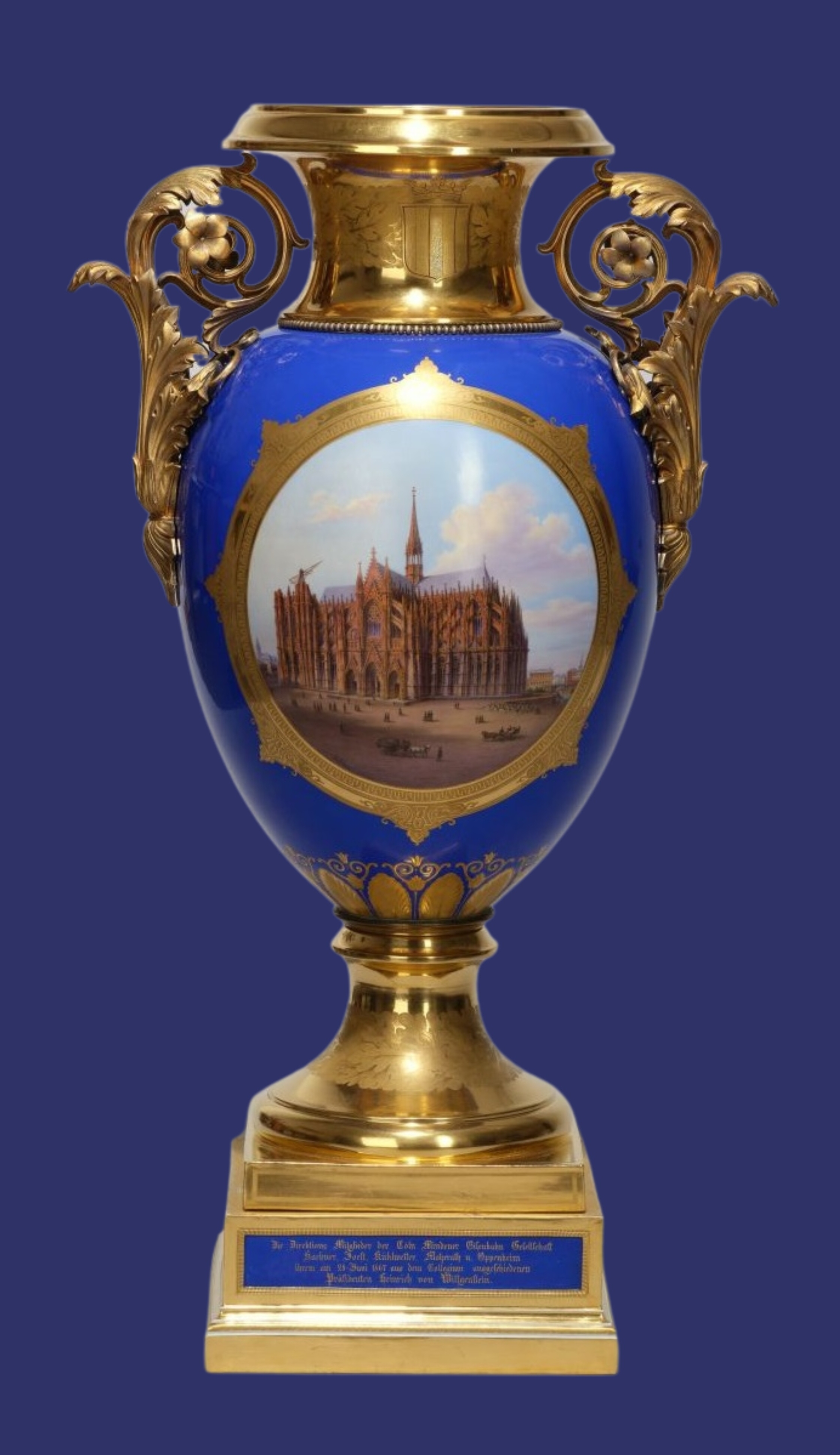 Vase für Heinrich von Wittgenstein, 1867, Königliche Porzellanmanufaktur, KPM, Berlin
