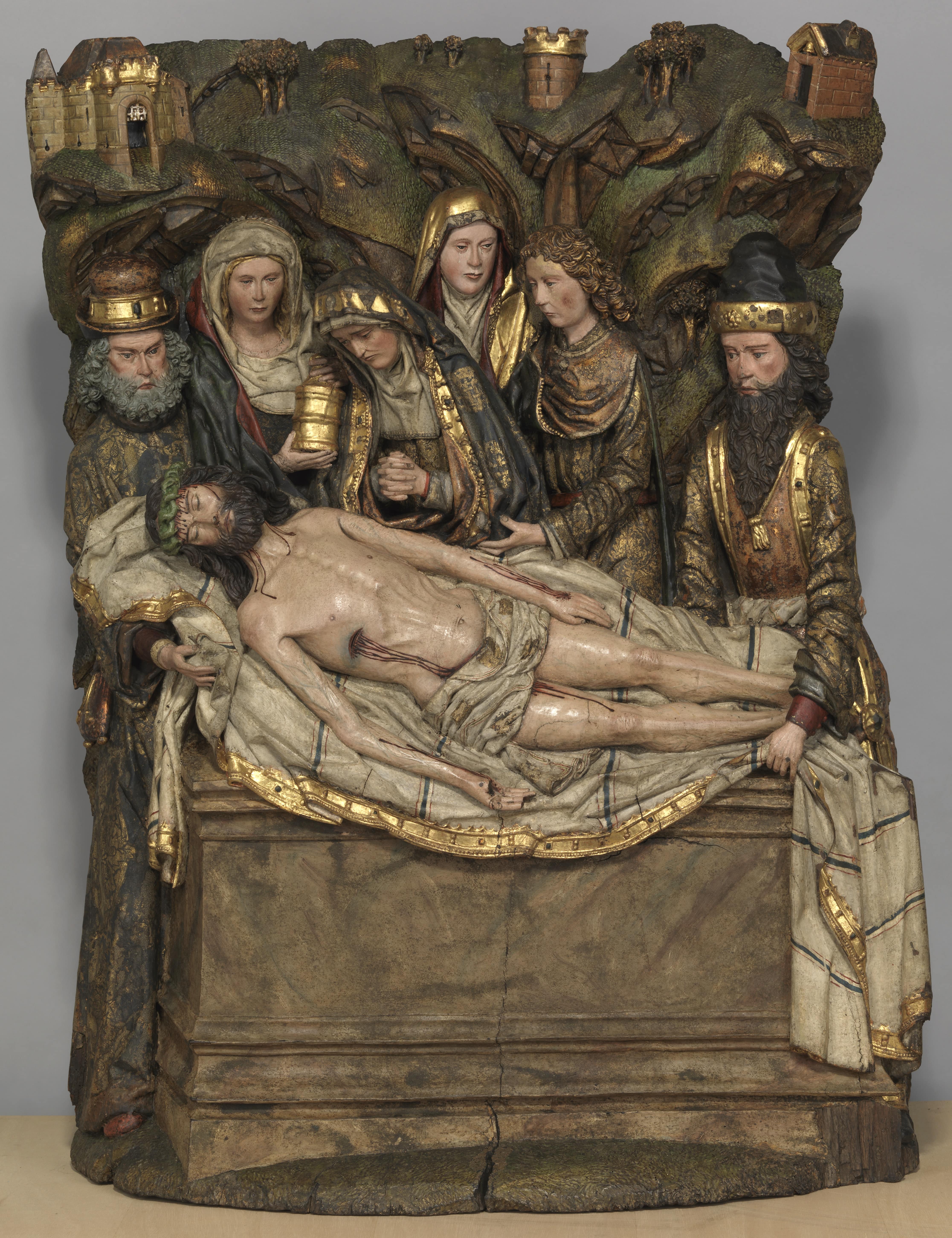 Entombment of Christ,  Hennegau or Spain, c. 1490