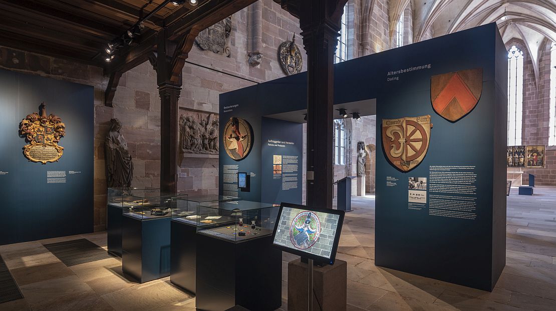 Sonderausstellung Totenschilde in der Kartäuserkirche des GNM