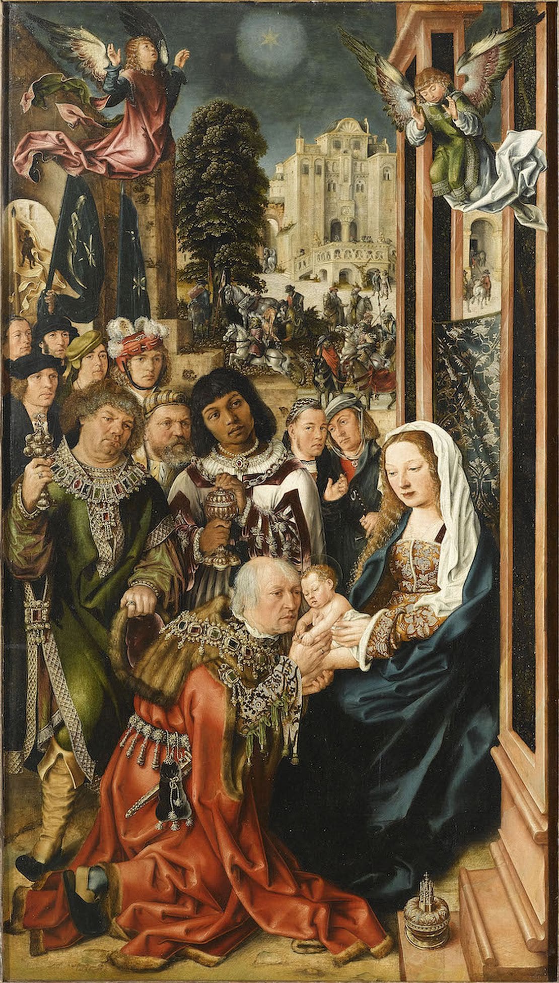 Gemälde Anbetung der Könige von Ulrich Apt von 1510