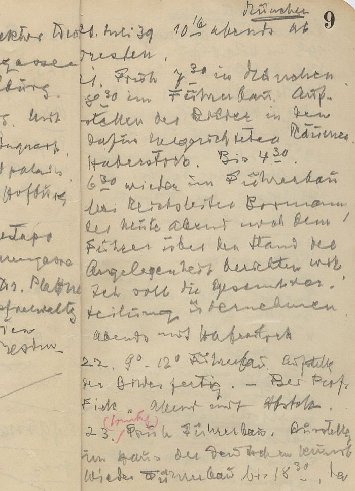 Reisetagbuch Hans Posse, Juli 1939 (Auszug)