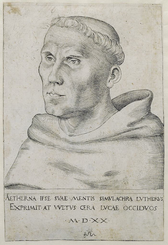 Bildnis des Martin Luther als Augustinermönch 1520