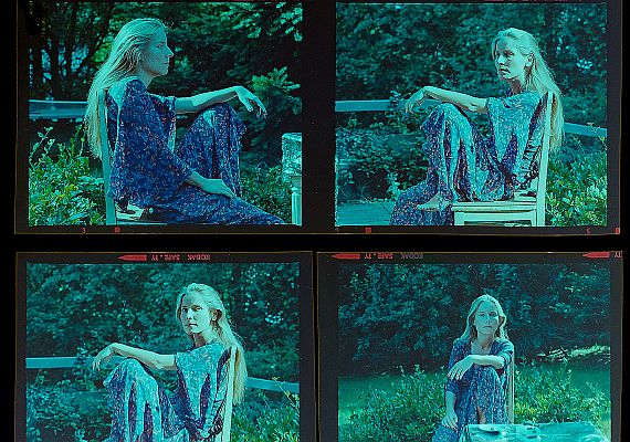 Werkvorbereitende Fotografien zu Sarah Schumanns  „Zeitverschiebung unter Sonnenhöhe (Silvia Bovenschen)“,  ca. 1977 © Sarah Schumann