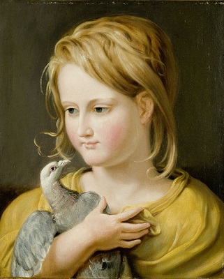 Johann W.H.Tischbein, Bildnis Ernestine Tischbein, um 1810